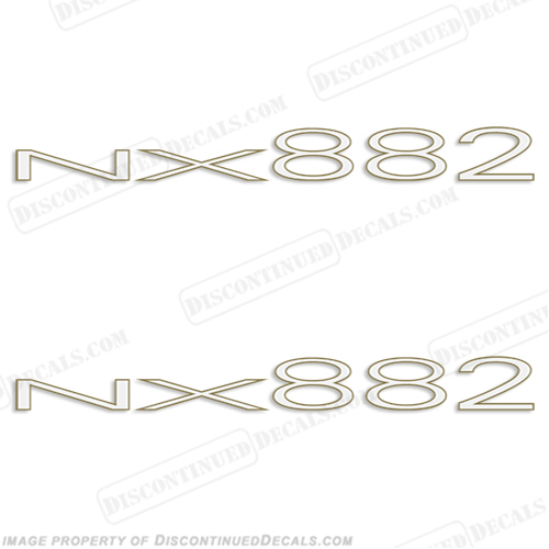 Nitro NX882 Boat Logo Decals (Set of 2) INCR10Aug2021