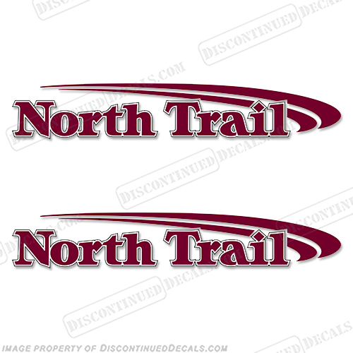North Trail RV Decals - Any Color! (Set of 2) northtrail, INCR10Aug2021
