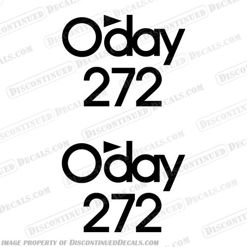 ODay 272 Boat Decals - Any Color! ODay, ODay, O Day, 272, Boat, Decal, Decals, Any, Color, Color!