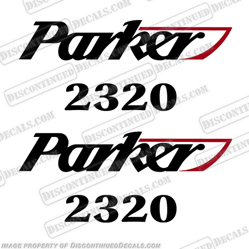 Parker 2320 Console Decal (Set of 2)  INCR10Aug2021
