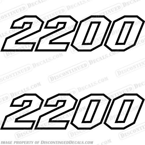 Pathfinder Boats "2200" Boat Cabin Number Decal Path, Finder, Pathfinder, Boat, Boats, 2200, "2200", Cabin, Number, Decal, Decals, Numbers