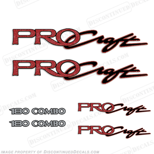 Pro Craft Boats Logo Decal Package procraft, pro-craft, INCR10Aug2021