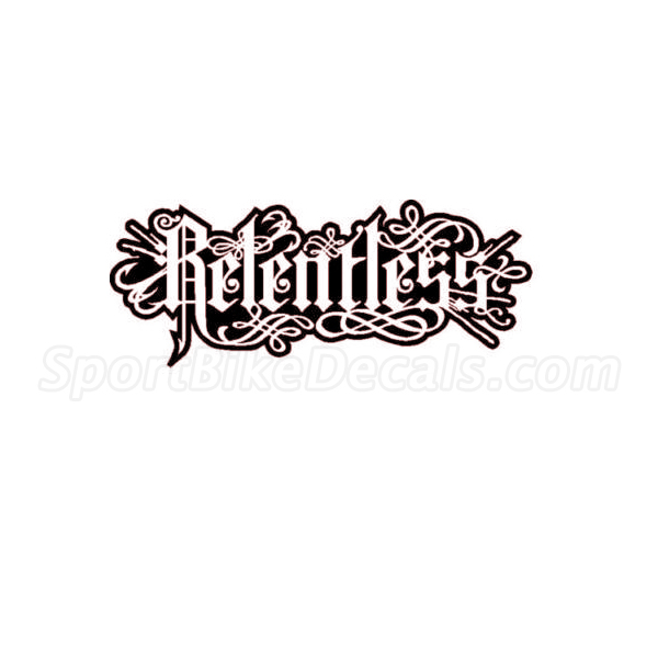 Relentless Decal -5" INCR10Aug2021