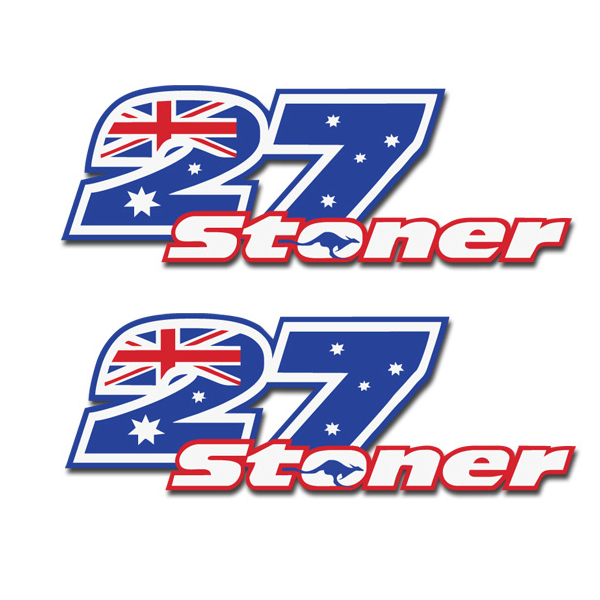 Casey Stoner "27" Decals - Set of 2 INCR10Aug2021