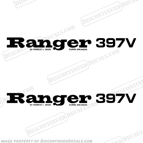 Ranger 397V Decals (Set of 2) - Any Color!  INCR10Aug2021
