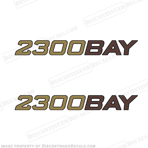 Ranger Boats "2300 Bay" Decals (Set of 2) INCR10Aug2021