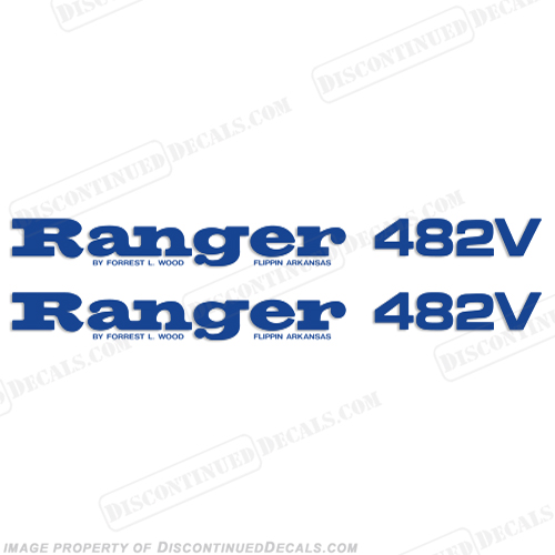 Ranger 482V Decals (Set of 2) - Any Color! INCR10Aug2021
