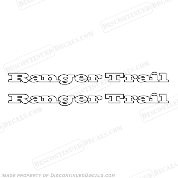 Ranger Trail Logo Decals - Any Color! INCR10Aug2021