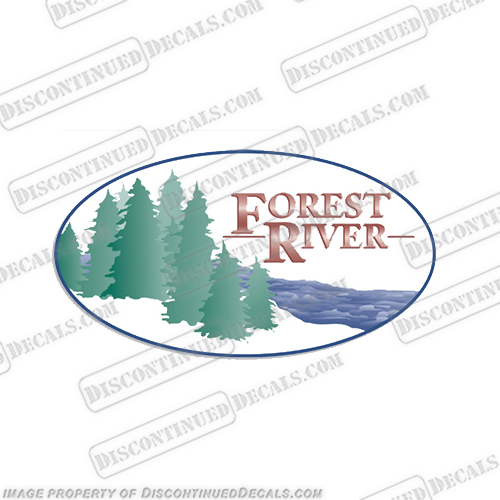 Forest River RV Graphic Decal rv, motorhome, coach, carriage, fifthwheel, fifth, wheel, caravan, recreational, vehicle, forest, forrest, river