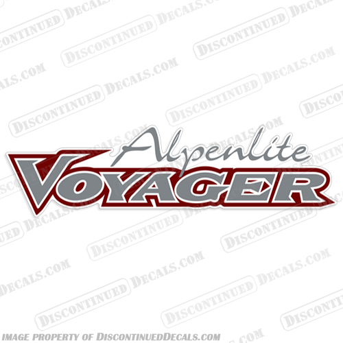 Western Alpenlite Voyager RV Decal alpenlite, western, voyager, decals, decal, single, set, sticker, RV, rv, camper, 5th wheel, recreational, vehicle, caravan, motorhome, travel, trailer,