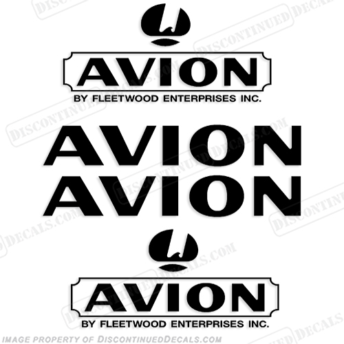 Avion by Fleetwood RV Decal Package Any Color! INCR10Aug2021