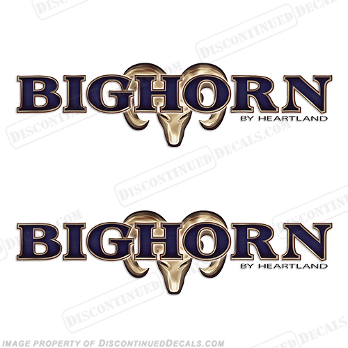 Big Horn by Heartland RV Decals (Set of 2) INCR10Aug2021