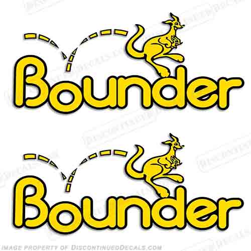 Bounder RV Decals (Set of 2) INCR10Aug2021