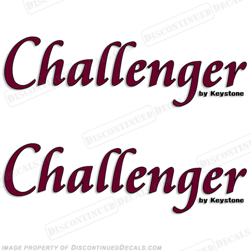 Challenger by Keystone RV Decals (Set of 2) - Style 2 INCR10Aug2021