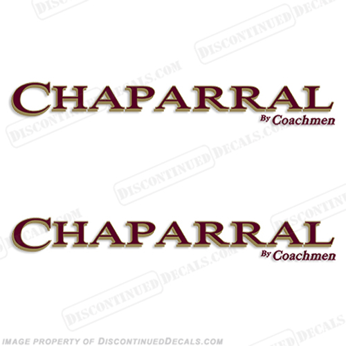 Chaparral by Coachmen RV Decals (Set of 2) INCR10Aug2021