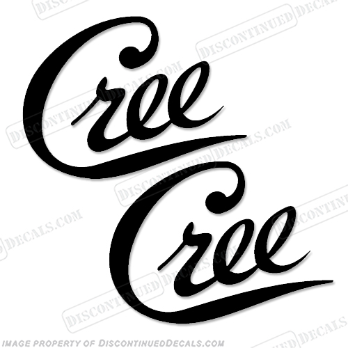 Cree RV Decals (Set of 2) - Any Color! INCR10Aug2021