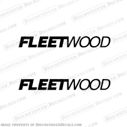 Fleetwood Logo Decal - (Set of 2) - Any Color!  Jamboree, by, fleetwood, rv, decal, decals, set, sticker, kit, any, color, single, logo, motorhome, travel, trailer, camper, fleet, wood, fleetwoodrv, any, color, set, of ,2, 