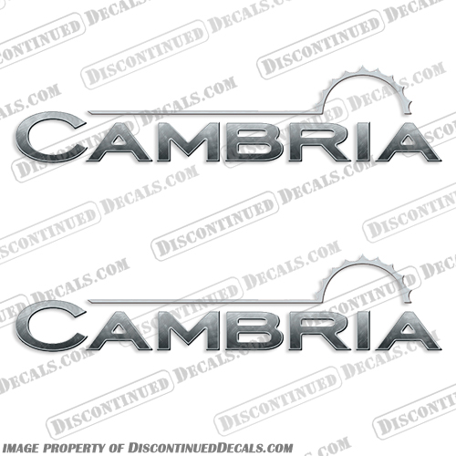 Itasca Cambria Logo Decal Kit - (Set of 2) rv, motorhome, coach, carriage, fifthwheel, fifth, wheel, caravan, recreational, vehicle, itasca, Cambria, logo, decal, kit, decals, set, of, 2, two
