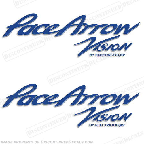 Pace Arrow Vision RV Decals (Set of 2) - Any Color! INCR10Aug2021
