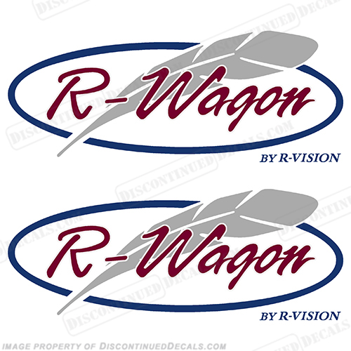 R-Wagon by R-Vision RV Decals (Set of 2) INCR10Aug2021