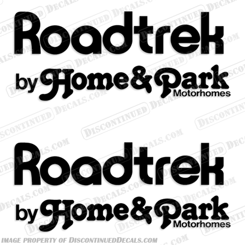 RoadTrek by Home & Park RV Decals - Any Color! roadtrek, decals, Home, &, Park, and, Home & Park, Home and Park, versatile, with, logo, rv, dodge, chevy, camper, motorhome