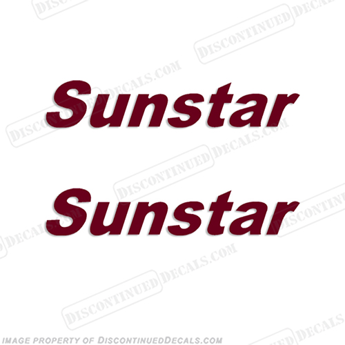Sunstar by Winnebago RV Decal (Set of 2) Any color! INCR10Aug2021