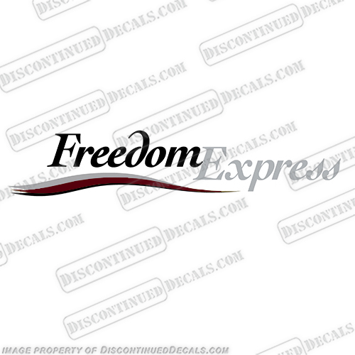 Coachmen Freedom Express RV Single Decal with Color Graphic - Burgundy INCR10Aug2021