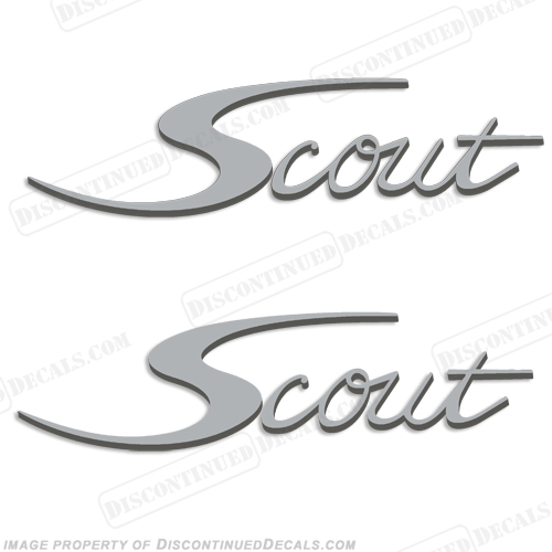 Scout Boat Logo Decals - Any Color! INCR10Aug2021
