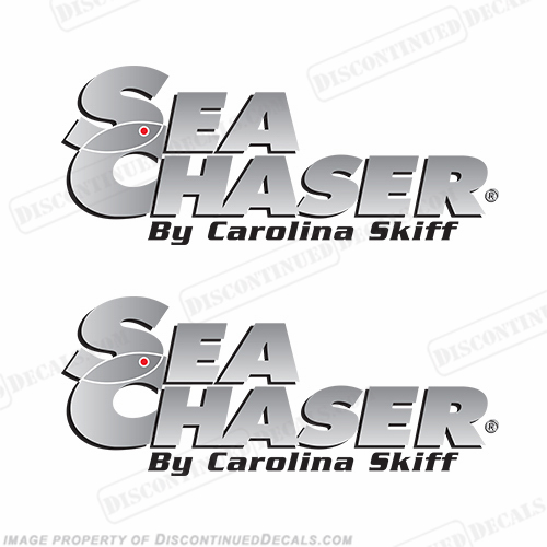 Sea Chaser by Carolina Skiff Boat Decals - Set of 2 INCR10Aug2021