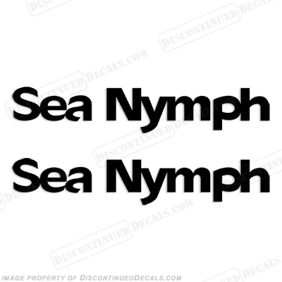 Sea Nymph Boat Decals (Style 2) - Any Color! INCR10Aug2021
