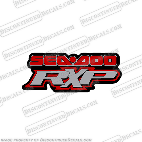 Sea-Doo "RXP" Decals - Silver seadoo,rxp,silver,watercraft,decal,stciker,logo