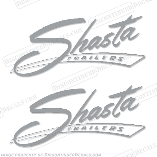 Shasta Trailers RV Logo Decals - (Set of 2) Any Color! INCR10Aug2021