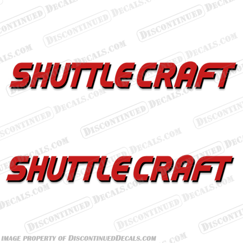 Shuttle Craft Boat decals (Style 2) - Any Color! Shuttle, Craft, Boat, Decal, Decals, Style, Style 2, 2, any color, any, color, Shuttle Craft