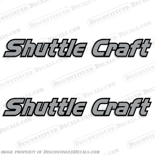 Shuttle Craft Boat decals (Style 3) - Any Color! Shuttle, Craft, Boat, Decal, Decals, Style, Style 3, 3, any color, any, color, Shuttle Craft