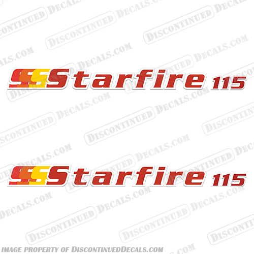 Skeeter Starfire 115 Decals (Set of 2) star fire, star, fire,115, Skeeter, Decal, Decals