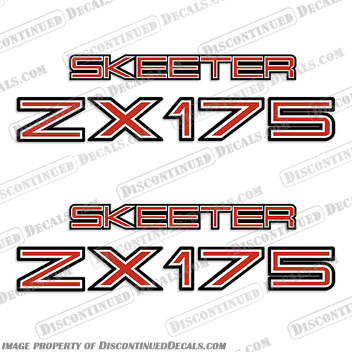 Skeeter Boat Logo Decal - ZX175 White Inline Skeeter, Boat, Decals, sx175, sx, 175, boats, Bay, Bass, Hull, Logo, Sticker, decal, ZX 150, ZX150, White, Inline