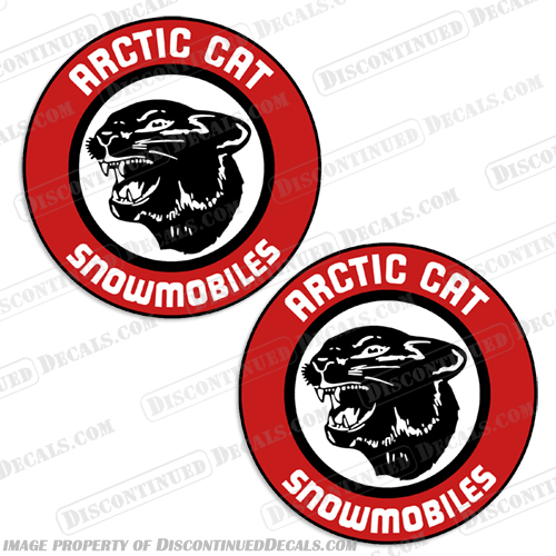 Arctic Cat Cougar Snowmobile Logo Decals - Any Color! Arctic, Cat, Cougar, Snowmobile, Logo, Decals, Any, Color, Any Color, Arctic Cat Cougar Snowmobile Logo Decals