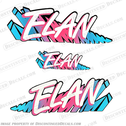 Ski-Doo Elan Snowmobile Decal Kit - 1996 snowmobile, decals, elan, 1996, stickers, decal, sticker, kit, set