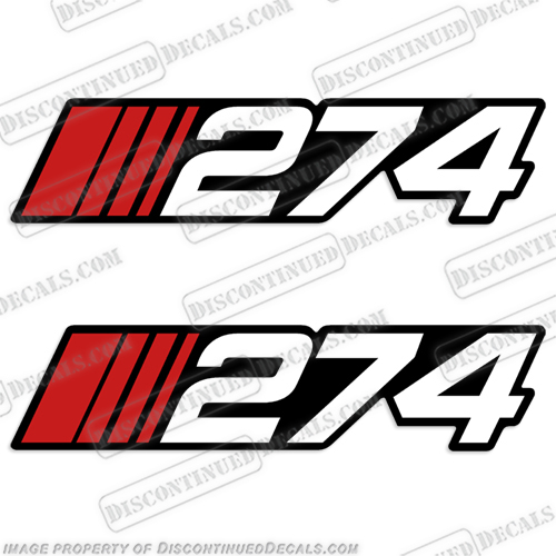 Stratos "274" Decal (Set of 2)  stratos, boats, 274, boat, label, decal, sticker, kit set, decals, stickers, 