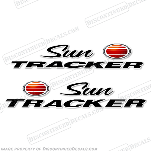 Sun Tracker Logo Bass Buggy Boat Decals (Set of 2)  SUN, tracner, bass, buggy, boat, logo, decals, decal, sticker, pontoon, INCR10Aug2021