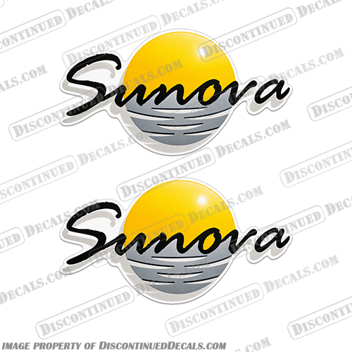 Sunova RV Style 2 Replacement Logo Decal Set (Set of 2) Sunova, RV, Style, 2, replacement, logo, decal, set, of, two,