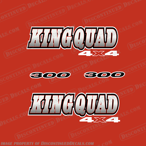 thumbnail image 2 of Factory EFX King Quad 4x4 Blue Gas Tank Graphics Decal Sticker Kit – Fits Suzuki Kingquad 750 & 300 – Plastic Tank 2 of 4