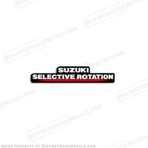 Suzuki "Selective Rotation" Decal selective, rotation, selective rotation, selectiverotation, INCR10Aug2021