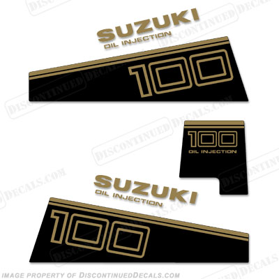 Suzuki 100hp DT100 Decal Kit INCR10Aug2021
