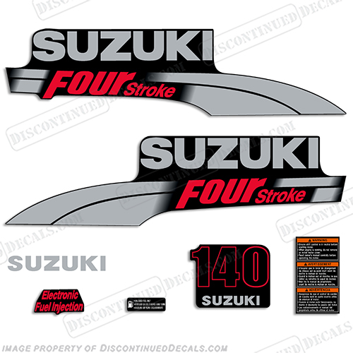 Suzuki 140hp DF140 Decal Kit - 2003 - 2009 INCR10Aug2021