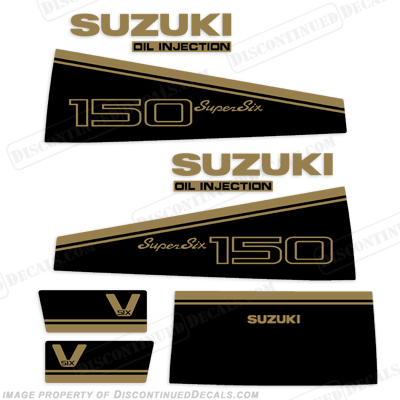 Suzuki 150hp DT150 Decal Kit - 1988 150, hp, dt, 88, suzuki 150 89, INCR10Aug2021