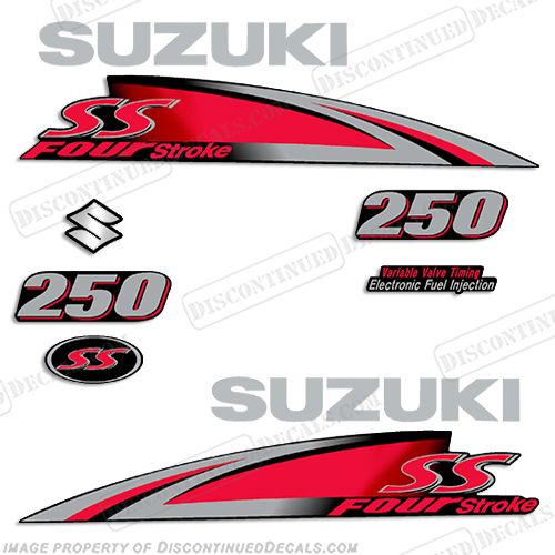 Suzuki 250hp "250SS" Decal Kit - 2013+ INCR10Aug2021
