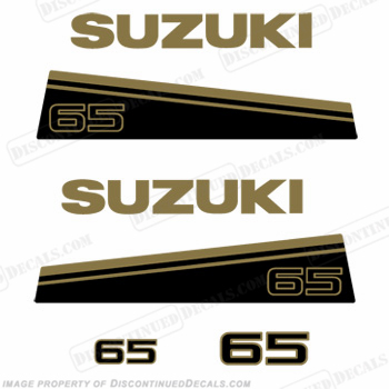 Suzuki 65hp DT65 Decal Kit suzuki, 65, hp, 65hp, dt65, dt, decal, kit, set, stickers, boat, engine, 