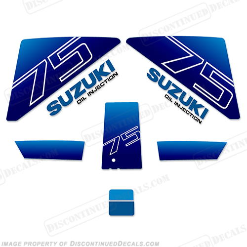 Suzuki 75hp Decal Kit INCR10Aug2021