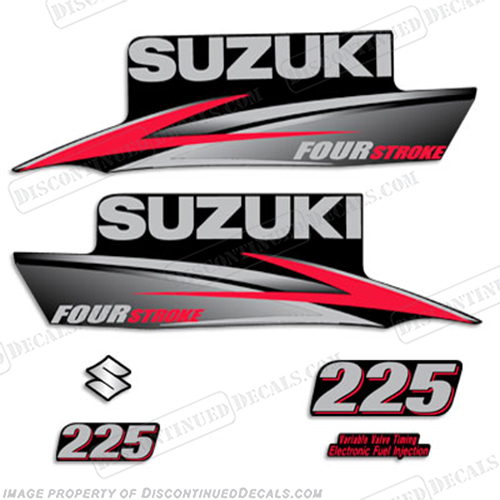 Suzuki 225hp DF225 Decal Kit - 2010+ INCR10Aug2021